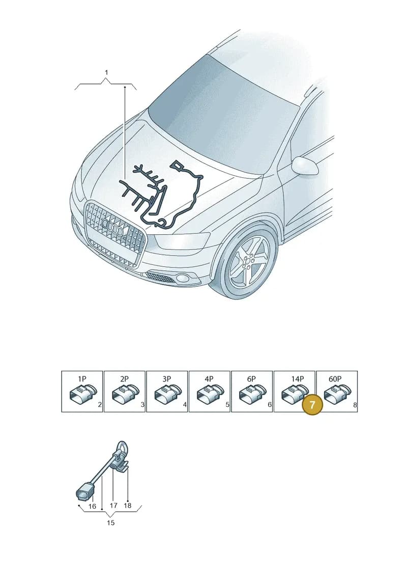 WHT005646 — Audi Q3 1.4 (2016-) diagram 728971050, position 7