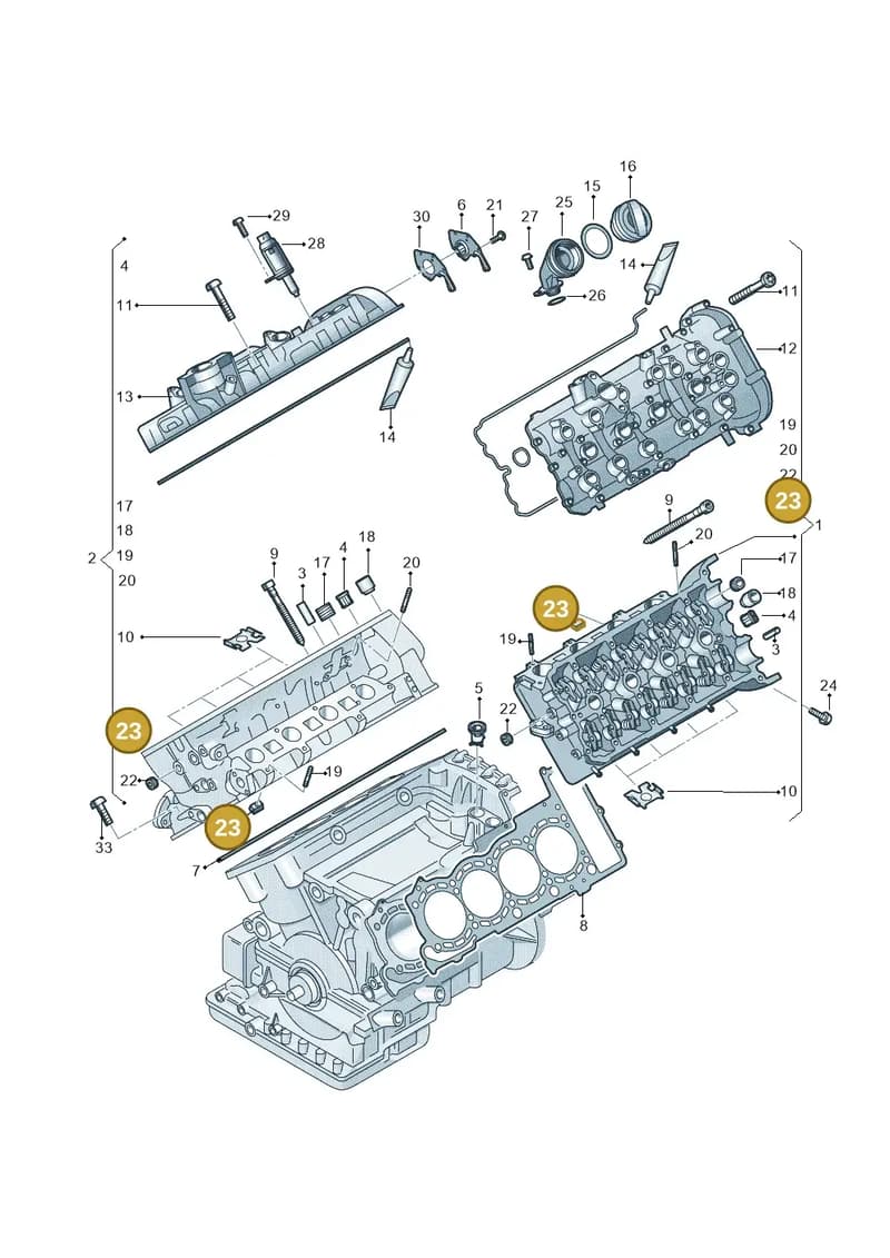 WHT005667 — Audi RS6 Avant (2013-2018) diagram 717103300, position 23
