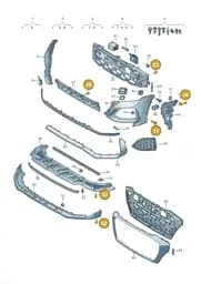 WHT005764 Volkswagen Shouldered Bolt