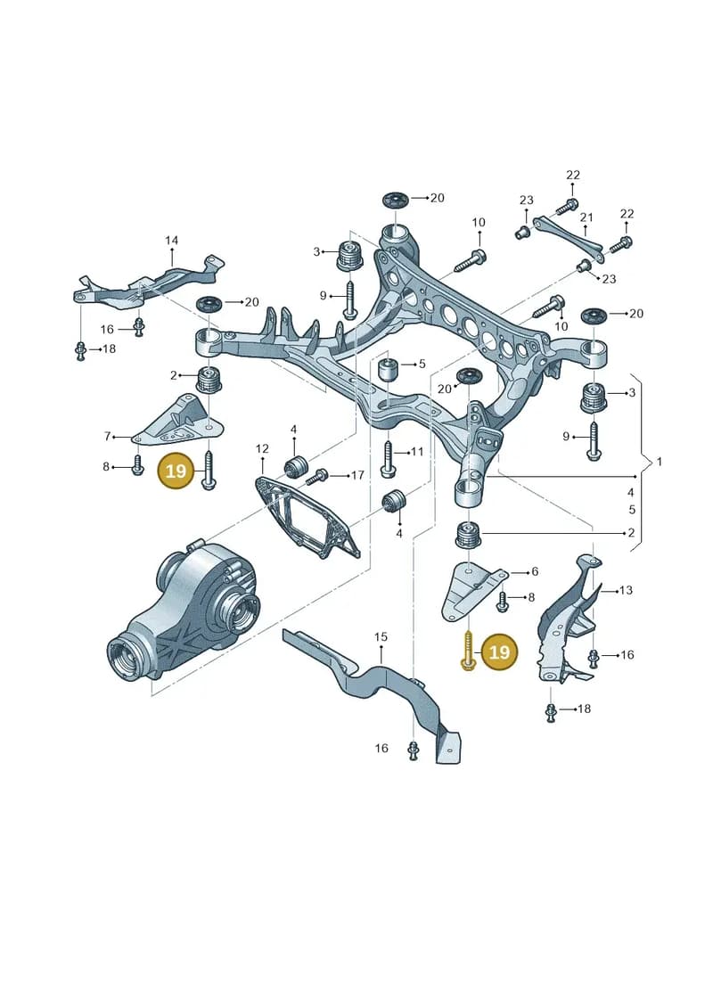 WHT005800 — Audi A6 L 2.0 (2011-2013) diagram 620505020, position 19