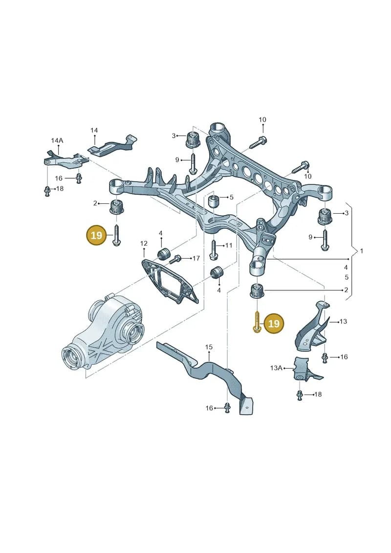 WHT005800 — Audi A7 Sportback (2014-2018) diagram 758505020, position 19