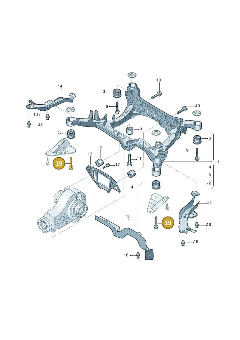 WHT005800 — Audi A6 1.8 (2015-2019) diagram 887505010, position 19