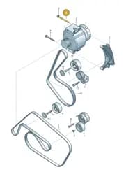 WHT005825 Volkswagen Threaded Pin