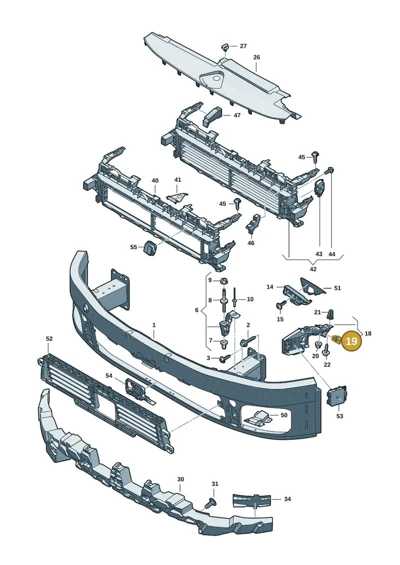 WHT006099 — Audi A5 Limousine (2024-2025) diagram 8wk807000, position 19