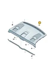 WHT006122 Volkswagen Clip