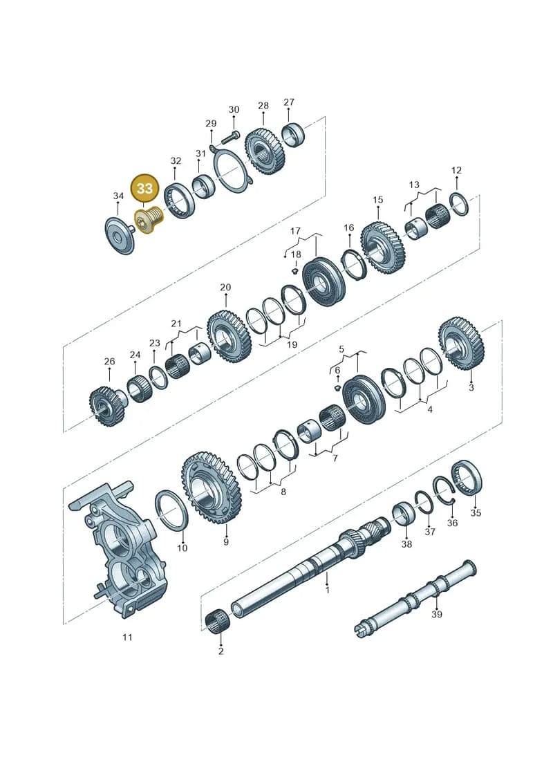 WHT006185 — Audi A5 Limousine (2024-2025) diagram 849311100, position 33