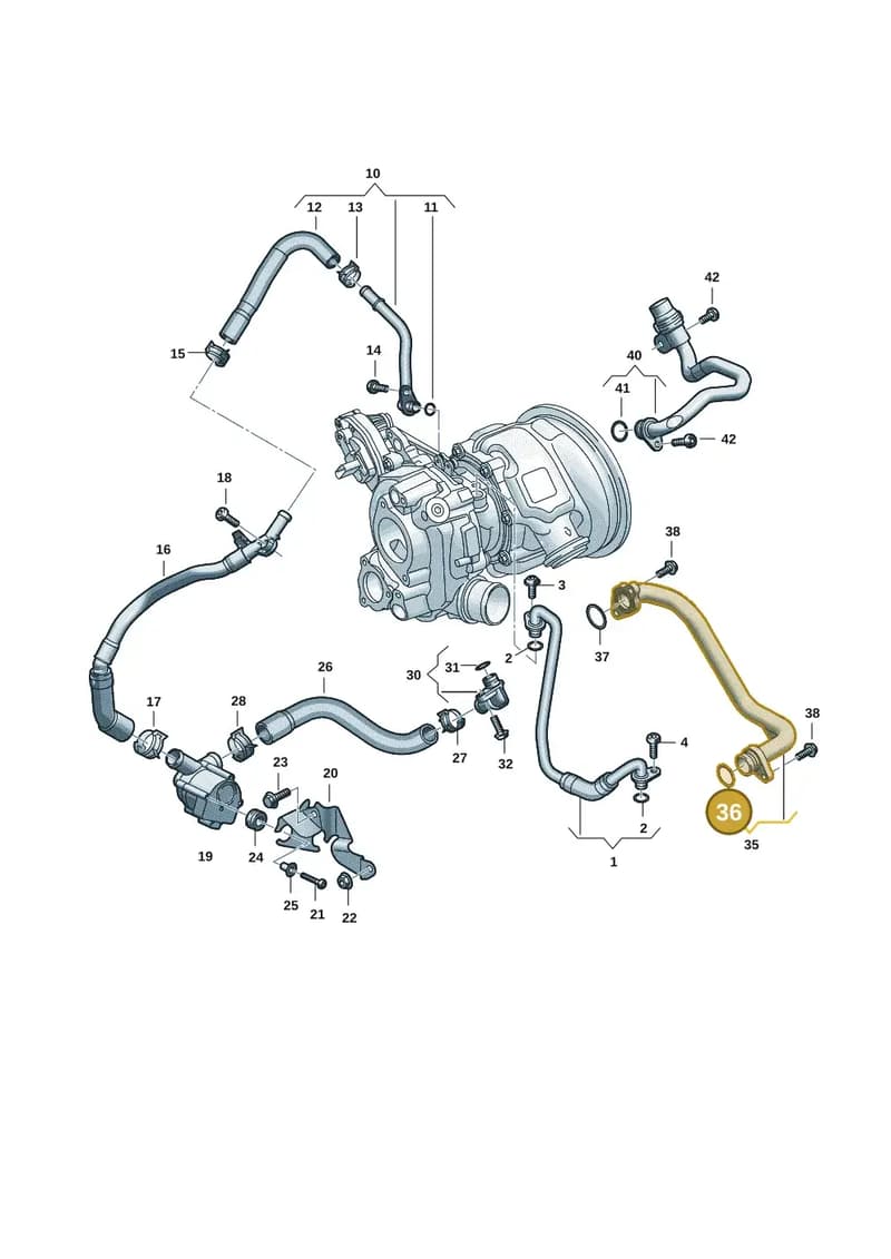 WHT006407A — Audi A5 Limousine (2024-2025) diagram 06m121010, position 36