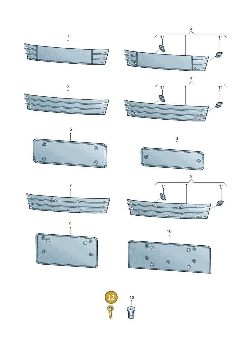 WHT006412 — Audi A7 Sportback (2014-2018) diagram 788807400, position 12