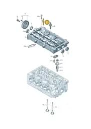 WHT006423 Volkswagen Double Stud with Hexagon Drive