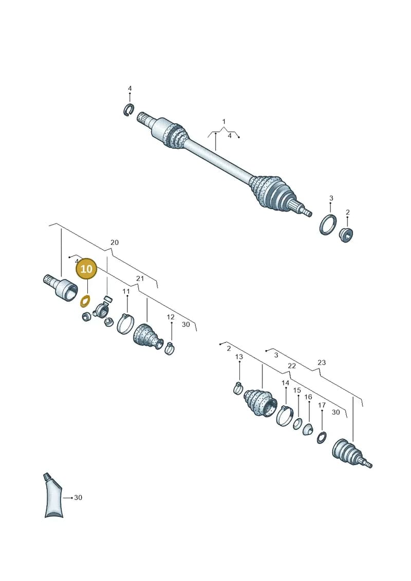 WHT006429 — SEAT Ibiza (2015-) diagram 657407620, position 10