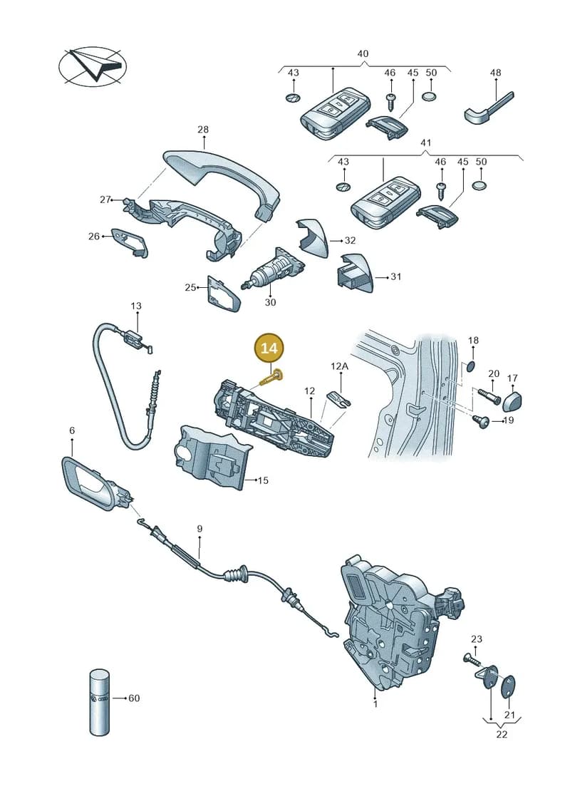 WHT006434 — Skoda Octavia (2019-2022) diagram 585837000, position 14