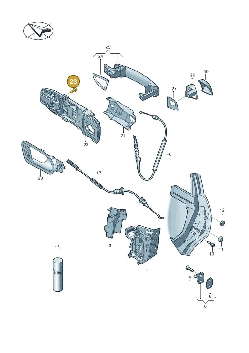 WHT006434 — Skoda Octavia (2019-2022) diagram 585839000, position 23
