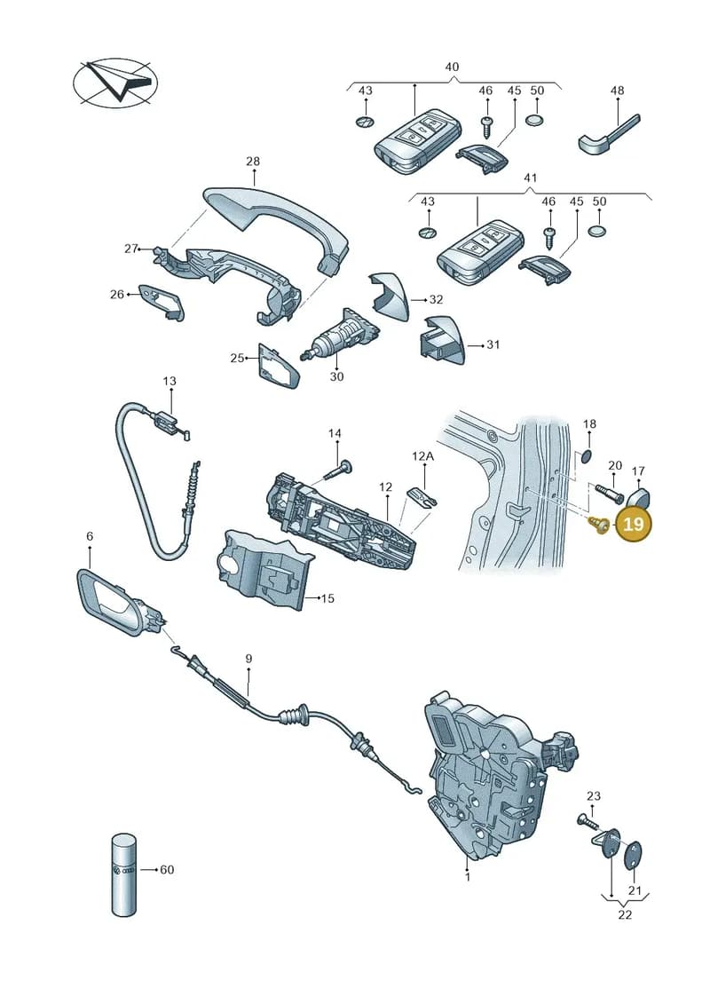 WHT006516 — Skoda Octavia (2019-2022) diagram 585837000, position 19