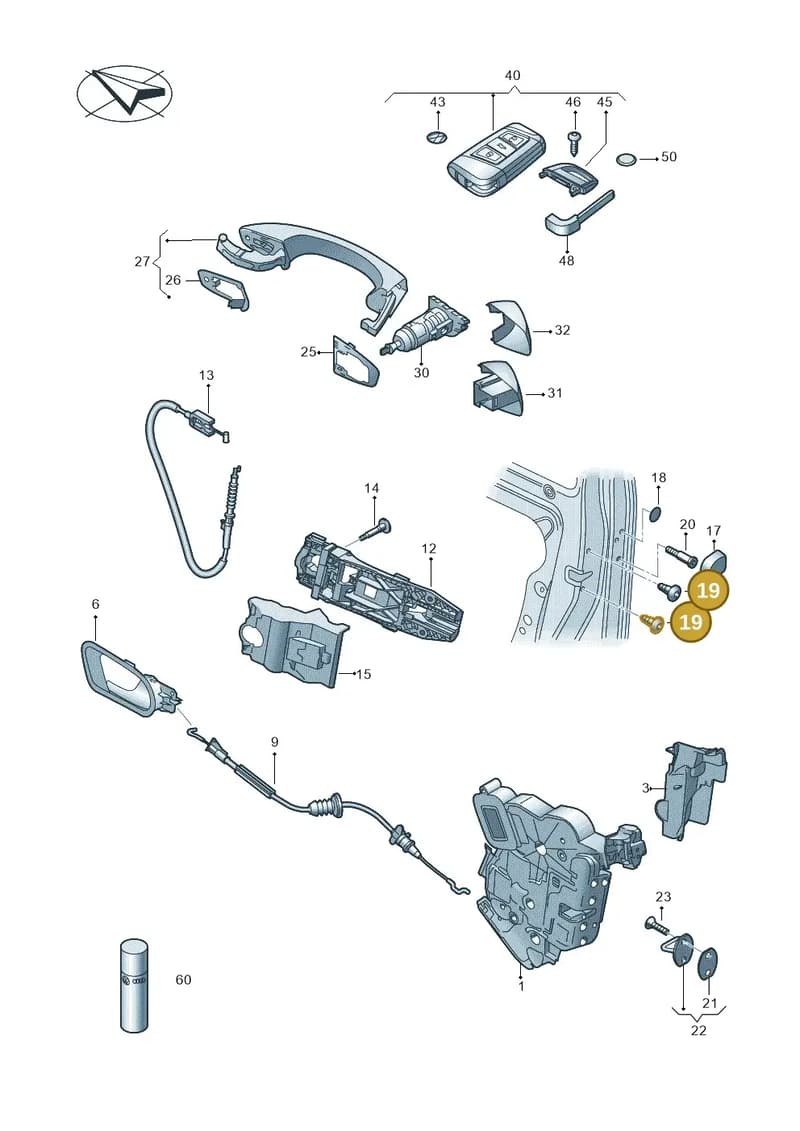 WHT006516 — Skoda Fabia (2021-2022) diagram 851837000, position 19