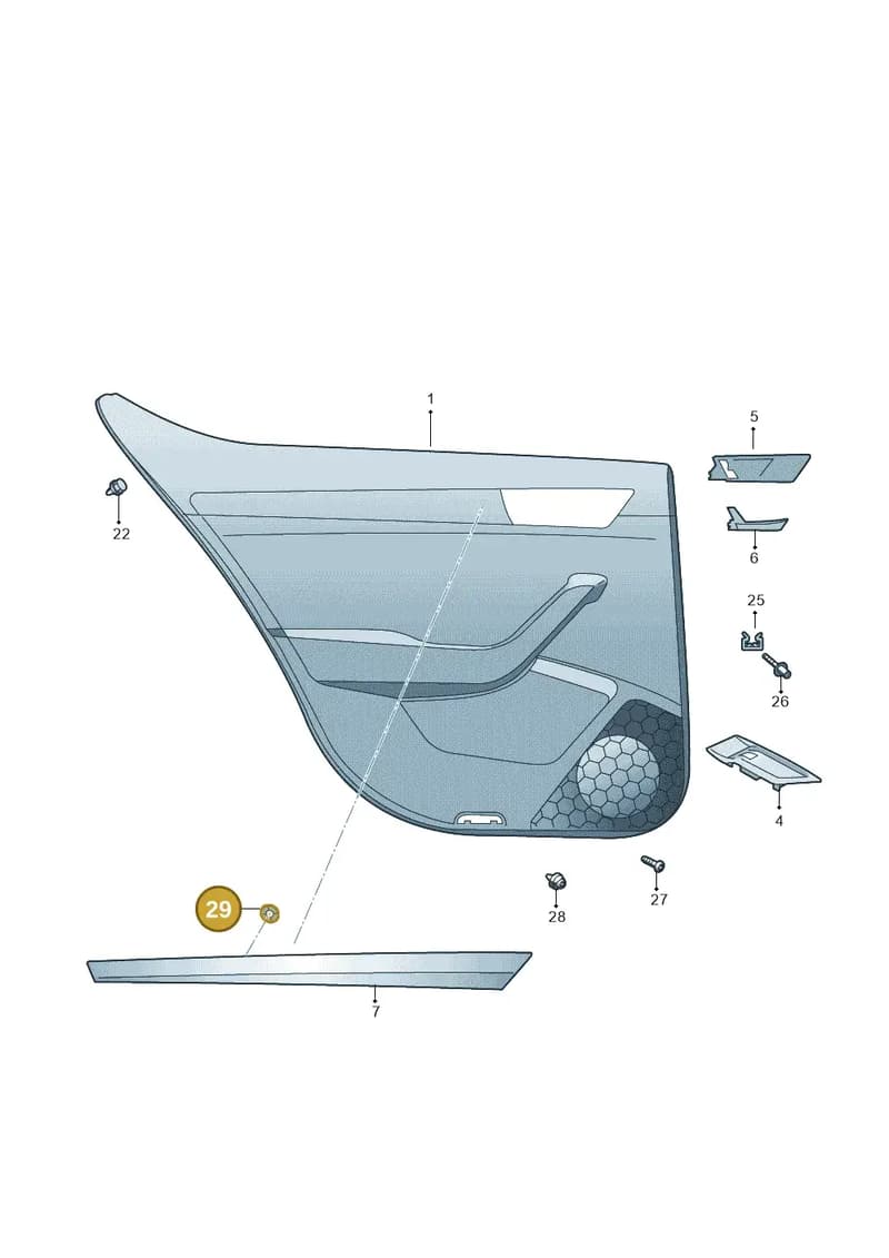 WHT006661 — Skoda Superb Combi (2015-2024) diagram 851867400, position 29