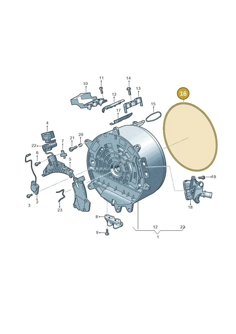 WHT006741 — Audi A6 (2018-2025) diagram 896325630, position 16