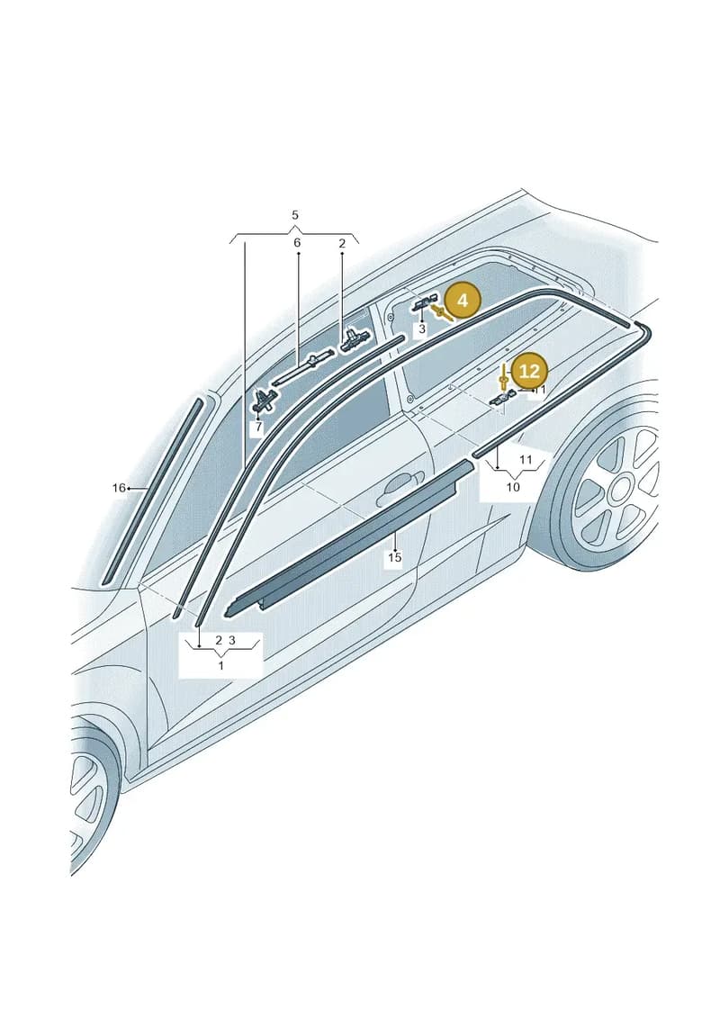 WHT006918 — Audi A3 Sportback (2016-2020) diagram 890853200, position 4+12