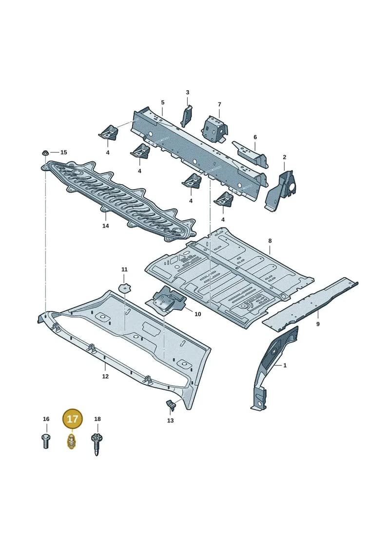 WHT006925B — Audi Q6 e-tron (2023-2025) diagram f5s803050, position 17