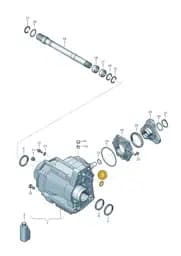 WHT006934 Volkswagen End Cap