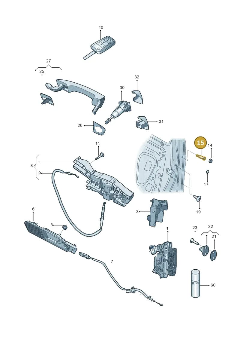 WHT006997 — Volkswagen Tiguan (2016-2023) diagram 808837000, position 15