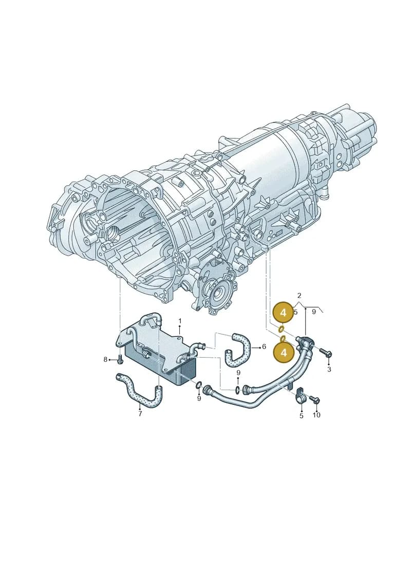 WHT007117 — Audi A6 (2018-2025) diagram 849317550, position 4