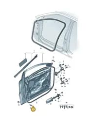 WHT007119 Volkswagen Ball Pin