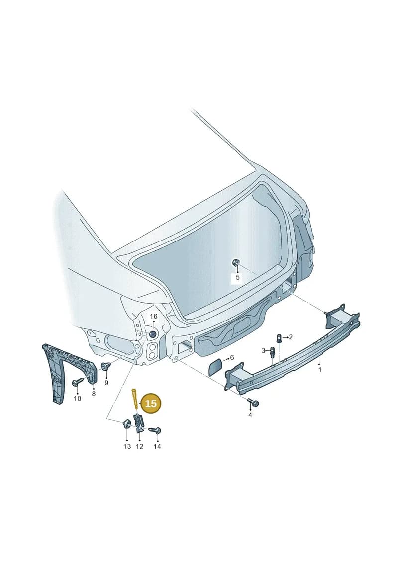 WHT007374 — Audi RS4 Avant (2017-2025) diagram 847807500, position 15