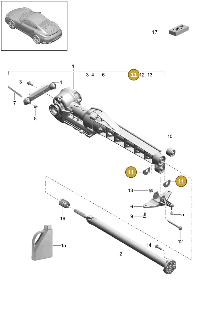 WHT007394 — Porsche 911 (2013-2020) diagram p42305010, position 11