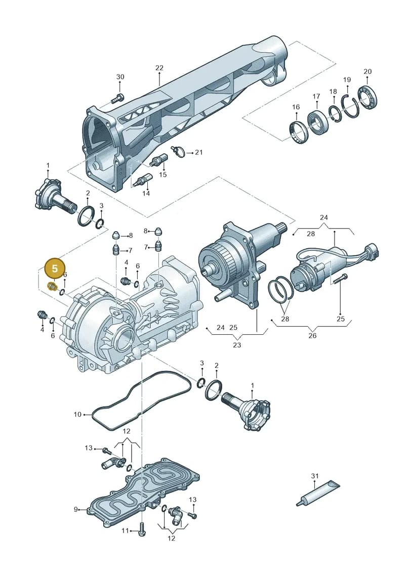 WHT007394A — Audi R8 Spyder (2015-2024) diagram 872409100, position 5