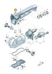 WHT007395 Volkswagen Hexagon Socket Flat Head Bolt