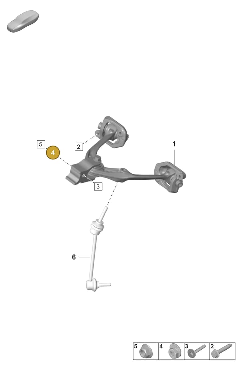 WHT007492 — Porsche 911 (2021-2022) diagram p59401020, position 4