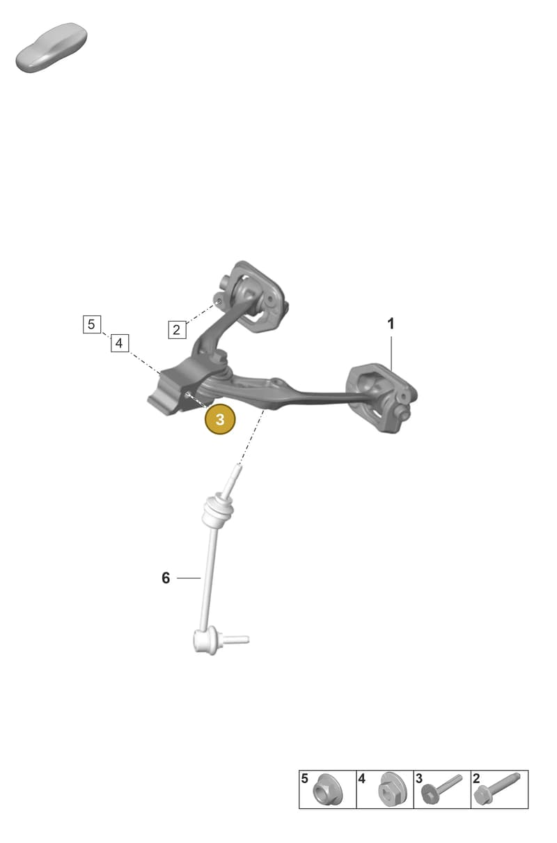 WHT007497 — Porsche 911 (2021-2022) diagram p59401020, position 3