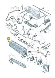 WHT007538 Volkswagen Fitted Bolt Hexagon Head