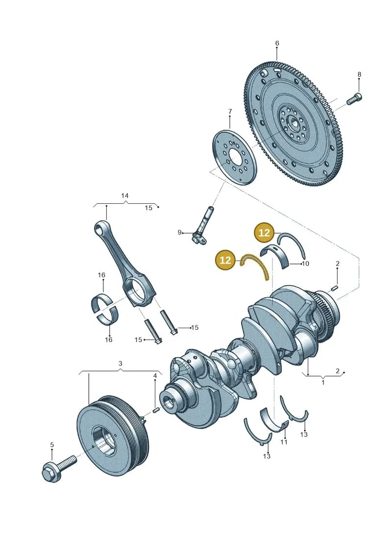 WHT007637A — Audi RS6 Avant (2019-2025) diagram 819105100, position 12
