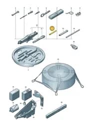 WHT007733 Volkswagen Threaded Stud