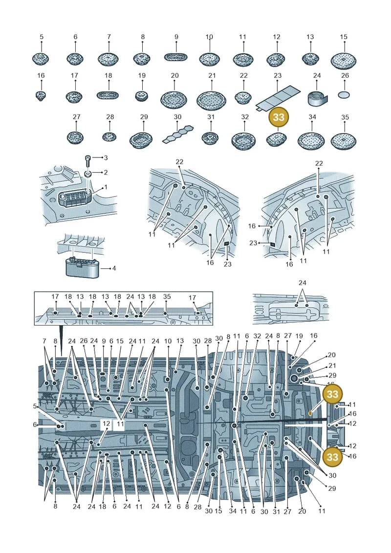 WHT007746 — Audi RS Q8 (2019-2025) diagram 429803035, position 33