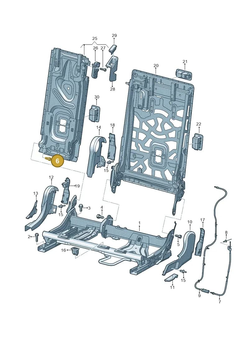 WHT007806 — Audi Q5 (2016-2025) diagram 896885200, position 6
