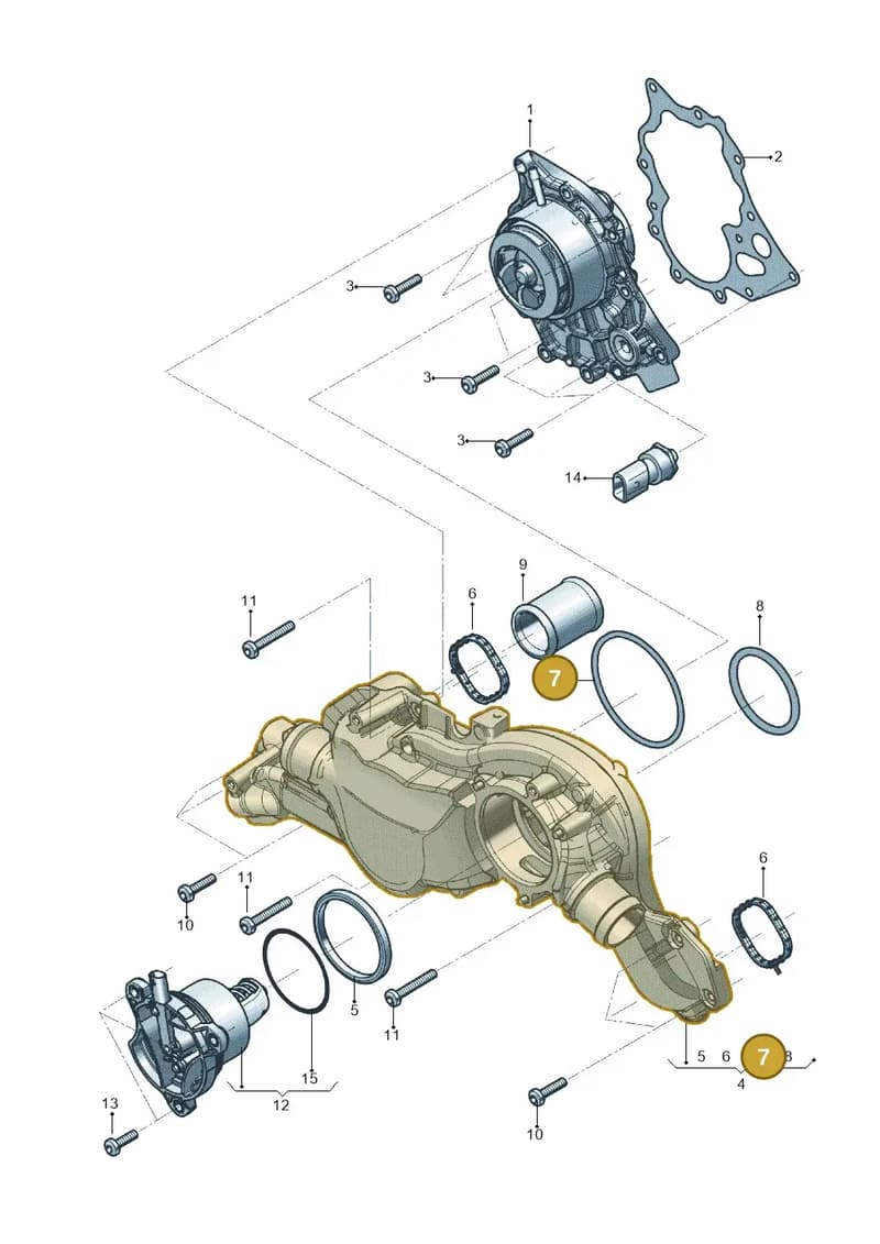 WHT007809 — Audi RS6 Avant (2019-2025) diagram 819121030, position 7