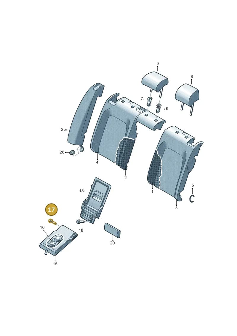 WHT007930 — Skoda Octavia (2019-2022) diagram 585885801, position 17