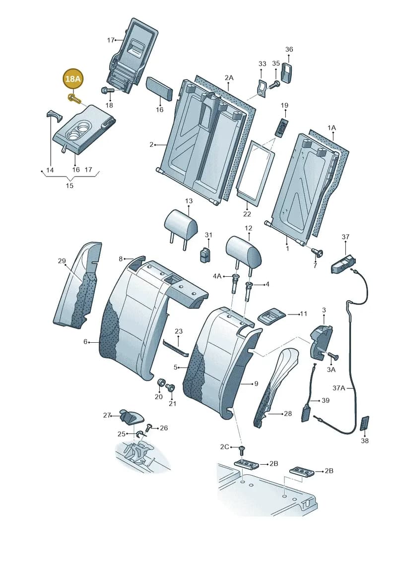 WHT007930 — Skoda Superb Combi (2015-2024) diagram 851000001, position 18A