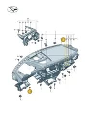 WHT008031 Volkswagen Clip