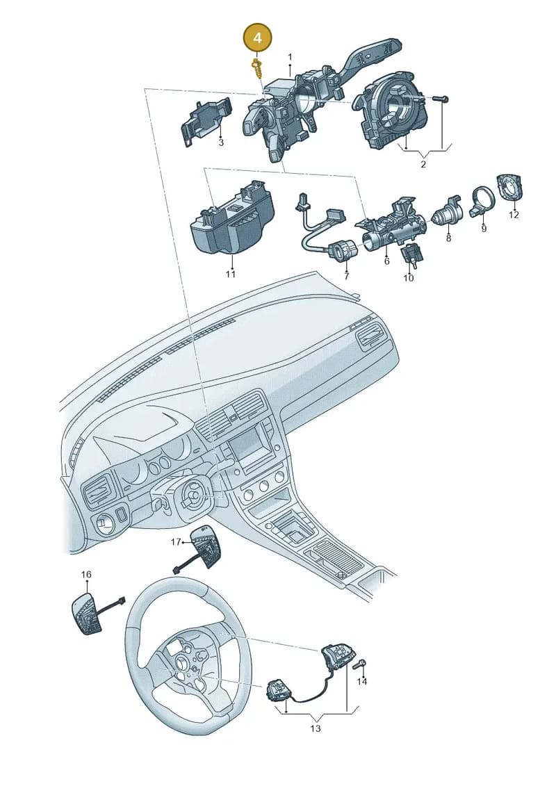 WHT008046 — Volkswagen Polo (2019-) diagram 746953500, position 4