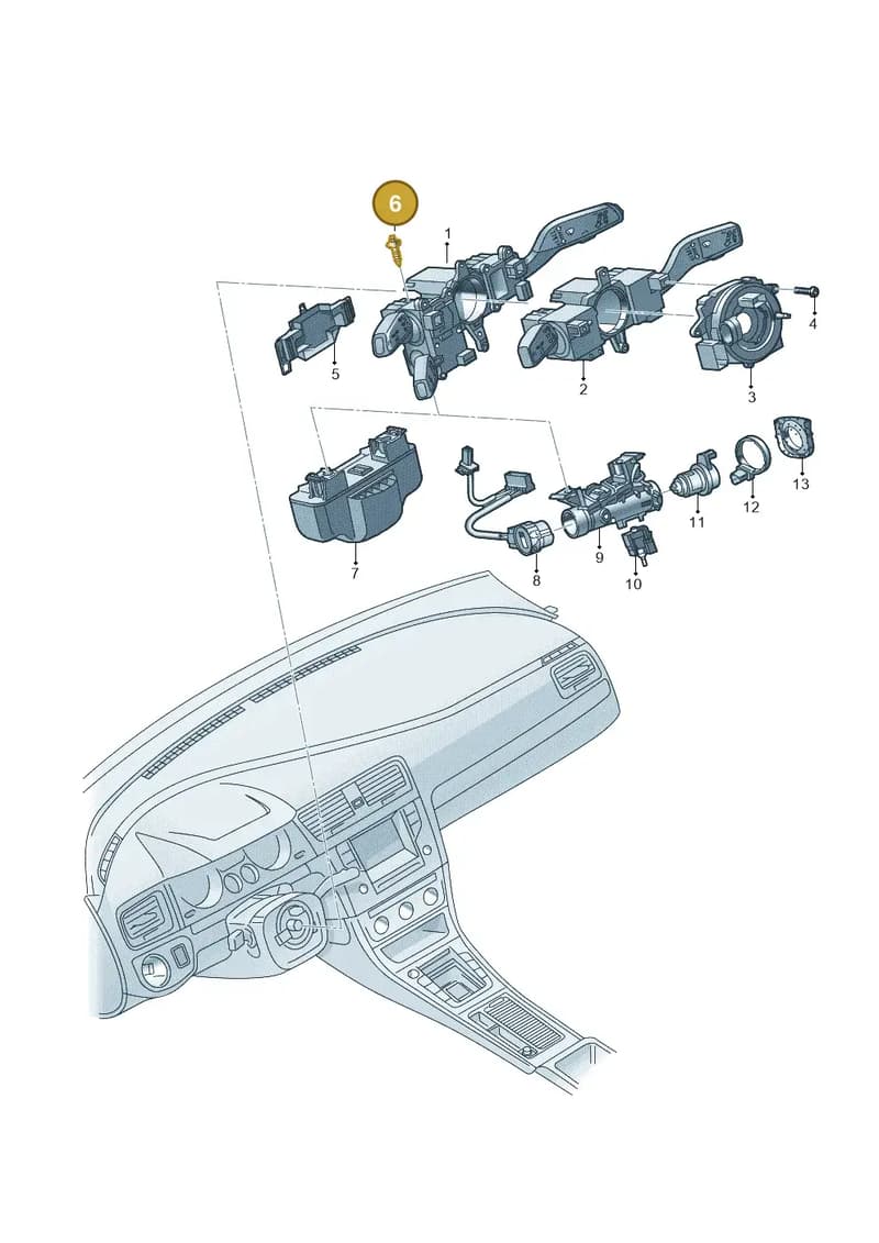 WHT008046 — SEAT Ibiza (2017-) diagram 879953500, position 6