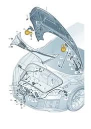 WHT008050 Volkswagen Domed Cap Nut