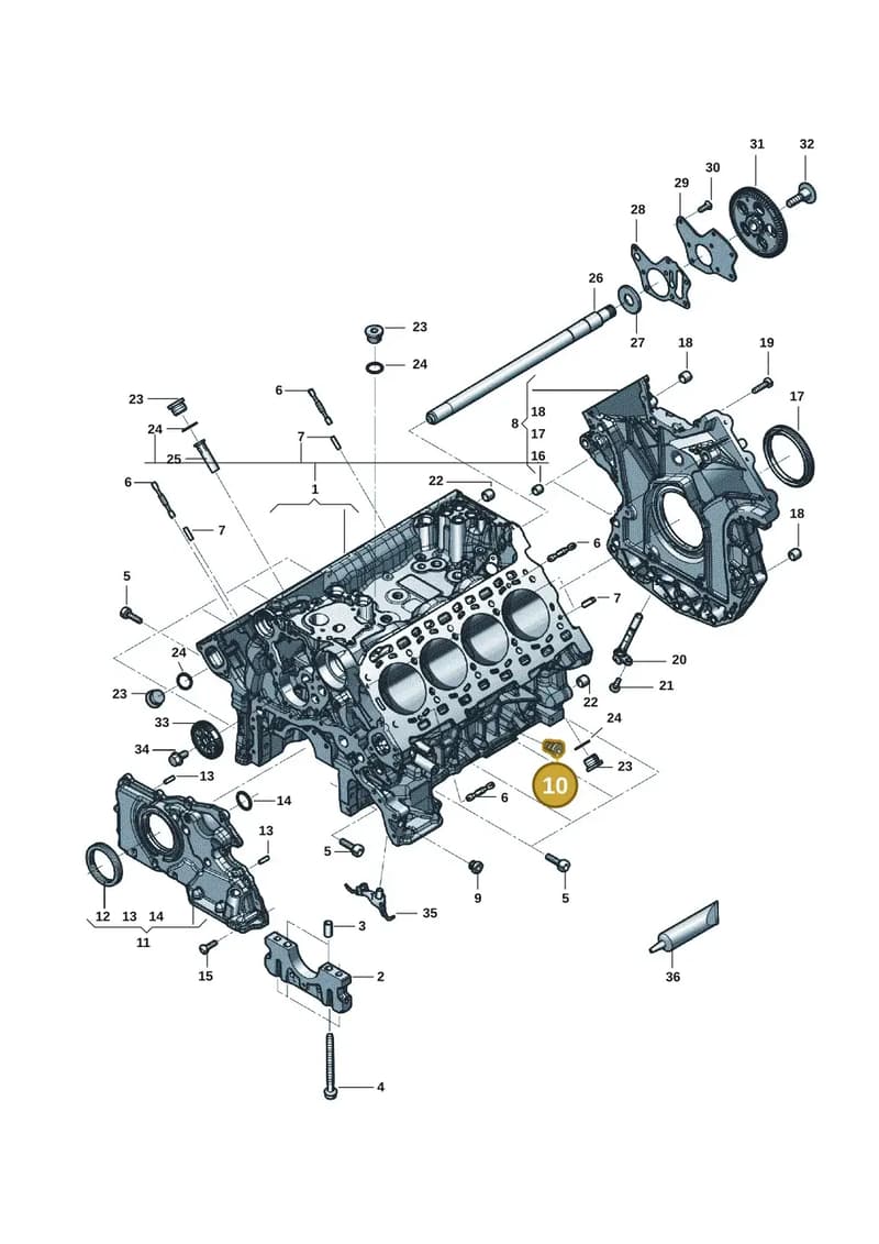 WHT008060 — Audi RS6 Avant (2019-2025) diagram 819103050, position 10