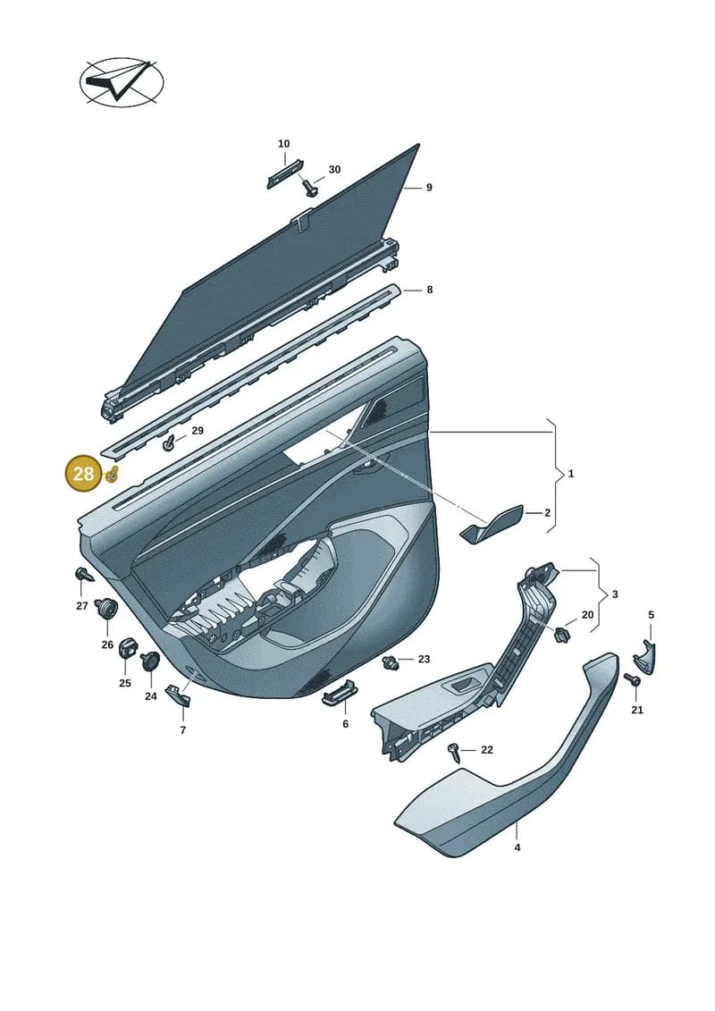 WHT008097 — Skoda Superb Combi (2023-2024) diagram 3p0867040, position 28