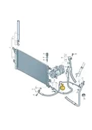 WHT008174 Volkswagen Bracket for Refrigerant Pipe