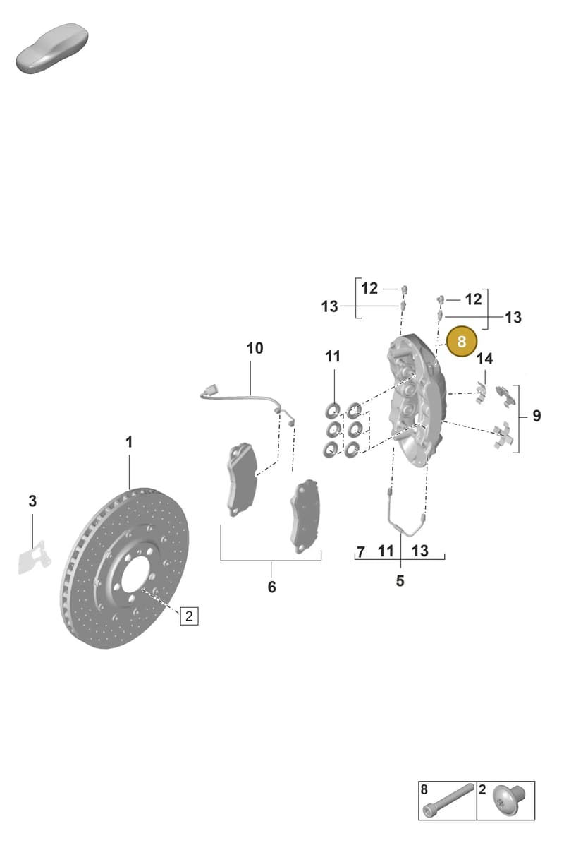 WHT008186 — Porsche 911 (2021-2022) diagram p59602400, position 8