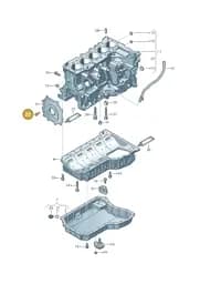 WHT008210 Volkswagen 12-Point Head Bolt