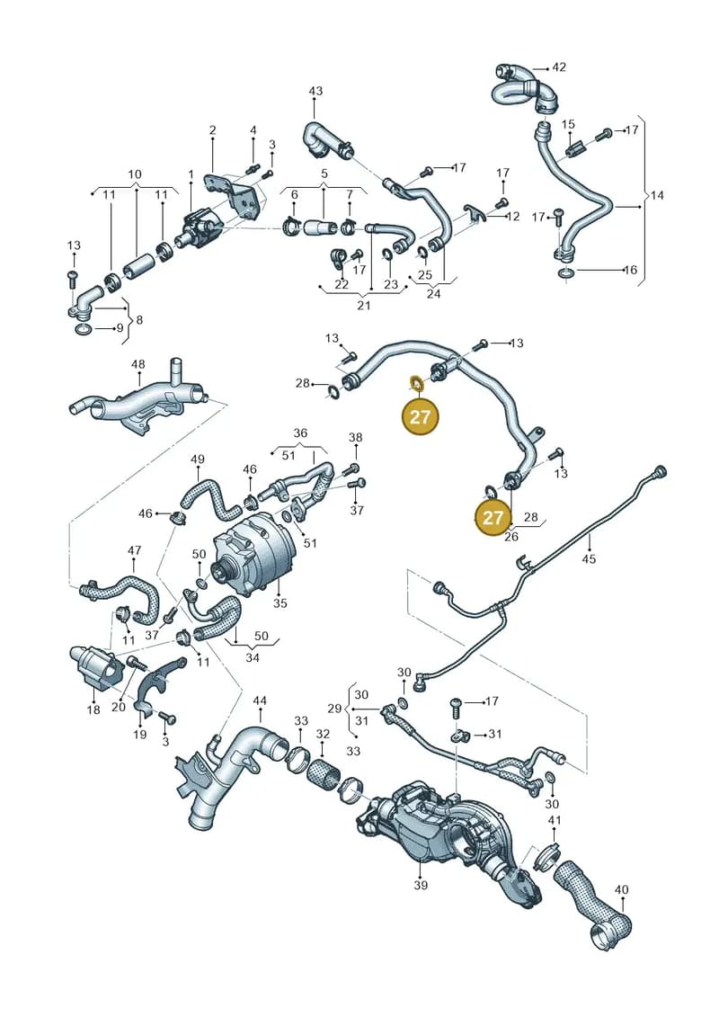 WHT008267 — Audi RS6 Avant (2019-2025) diagram 538121002, position 27